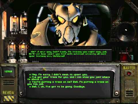 Fallout 2: Enclave Soldier getting pissed