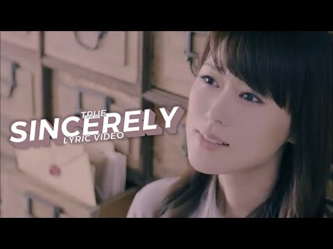 TRUE - 'SINCERELY' Lyrics [Color_Coded_Kan_Rom_Eng]  | 1 HOUR TOP 50 日本