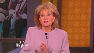 Barbara Walters Announces Her Retirement On The View