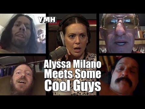 Alyssa Milano Meets Some Cool Guys - YMH Highlight