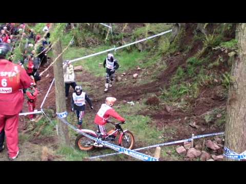 Fujinami crash Nord Vue Carlisle 2009 World trials round