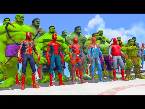 Hulked Out The Ultimate | Team Hulk vs Team Spider Man - What If