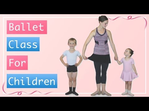Kid's Ballet Class, for age 4 to 7 - Ballet Class For Children DVD.
