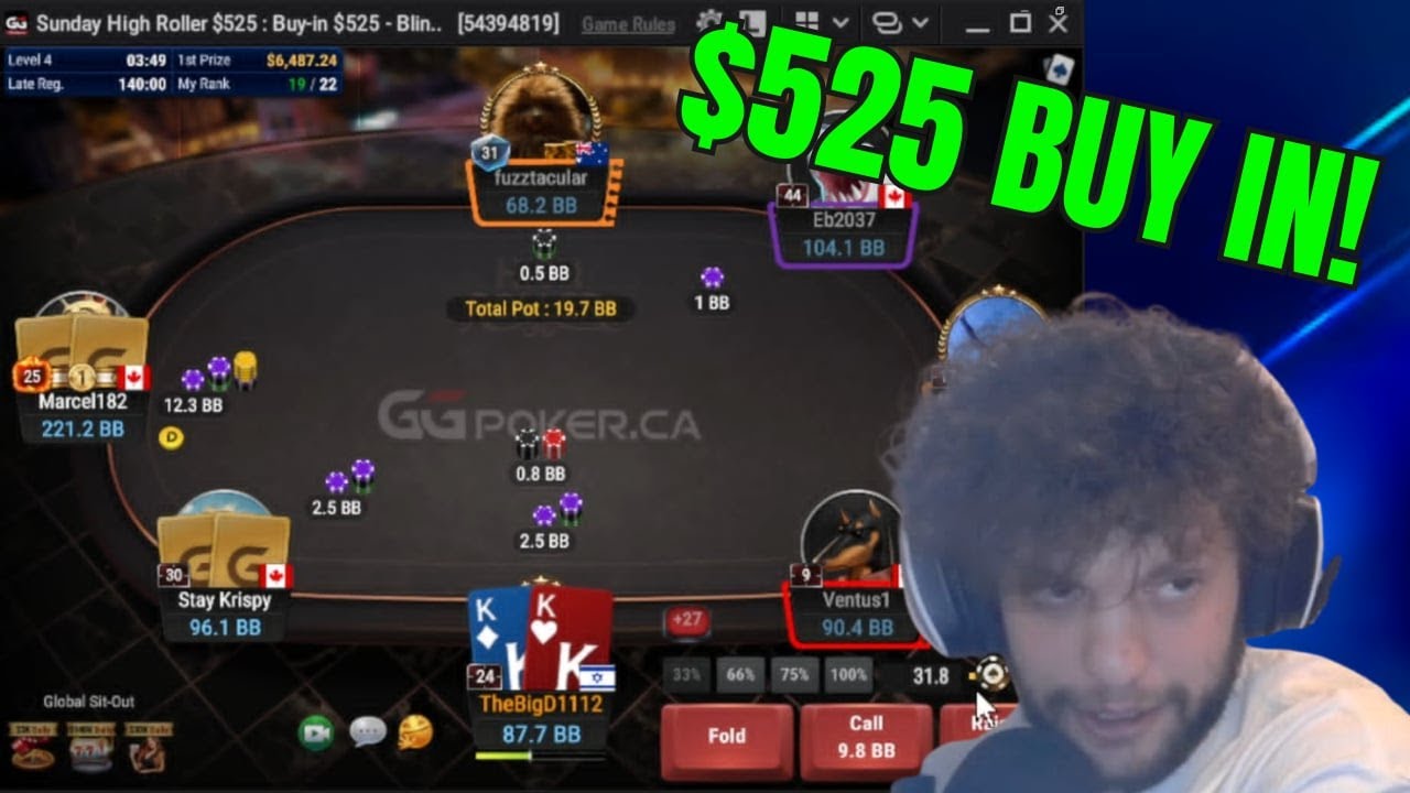 Taking A Shot in the $525 HIGH ROLLER!