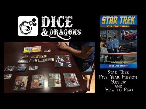 Dice and Dragons - Star Trek Five Year Mission Review and How to Play