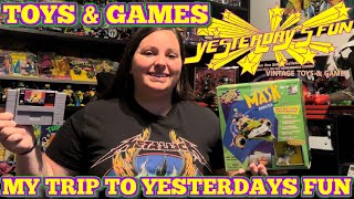 My trip to Yesterday’s Fun Toys and Games! June 2022 - Super Nintendo, Nickelodeon, 90s & More!