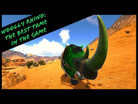 WOOLLY RHINO: THE BEST TAME IN ARK