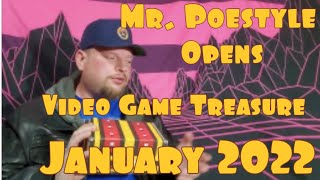 Mr. Poestyle Opens Retro Game Treasure Box For January 2022