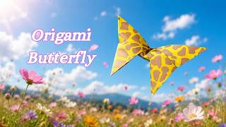 BUTTERFLY🦋- Easy Origami Tutorial | Step-by-Step Paper Folding