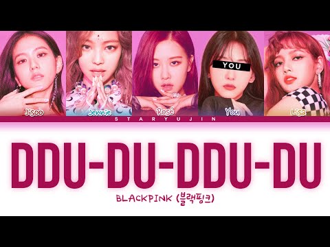 BLACKPINK "DDU-DU-DDU-DU" Lyrics (5 Members Ver.) || You as a member Karaoke