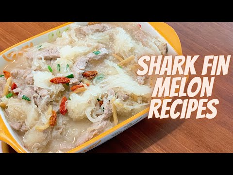 SHARK FIN MELON STIR FRY RECIPE | SHARK FIN MELON RECIPES | CHINESE VEGETABLE RECIPES