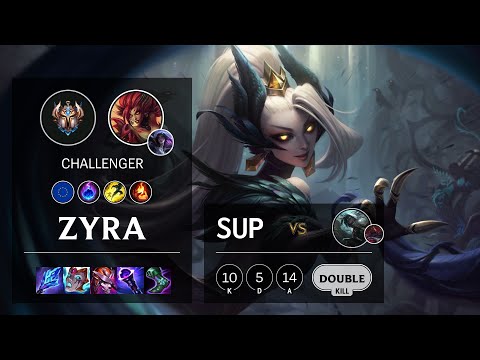 Zyra Support vs Senna - EUW Challenger Patch 11.10