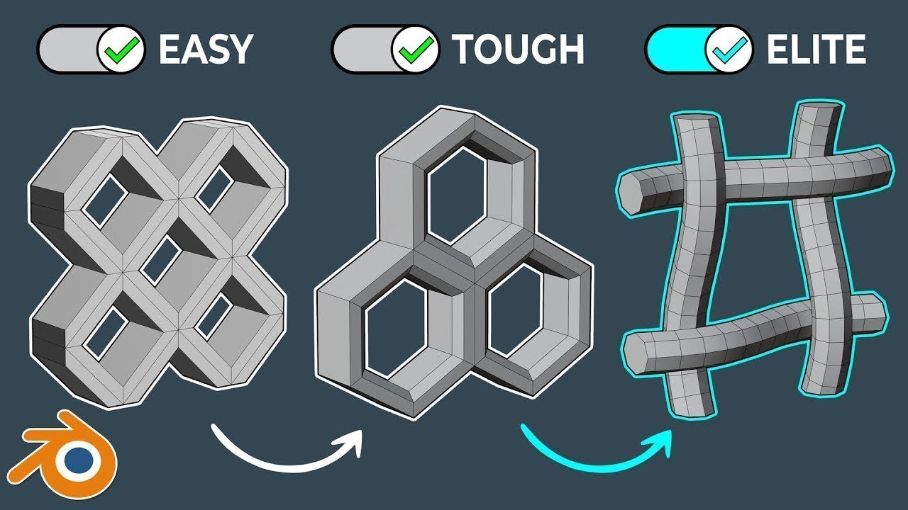 How To Make ANY Hard Surface Pattern in Blender