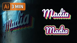 #19.이런 폰트효과 방법 2가지 알려드릴께요!! [일러스트]