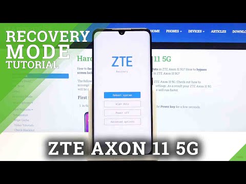 How to Boot Recovery Mode on ZTE Axon 11 - Open & Close Recovery Menu