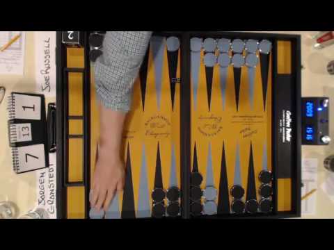 2016 Backgammon World Championship Final - Second Set Game 7 (Abridged)