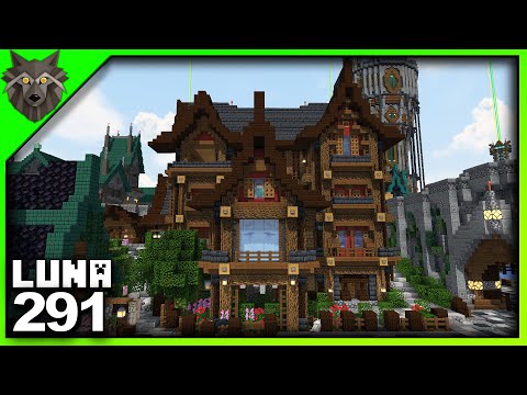 LOBO's garage - Minecraft Survival 291 | Timberland, House of Leaves, & Garden Center Update! | LUNA SSP Phase 3