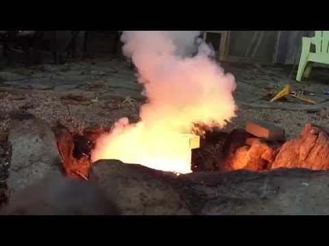 Rocket Engine Ignited Without Case! 240FPS Slow Motion