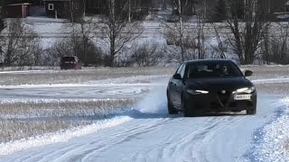 ”Shortie:” Winter - the time to drift Giulias