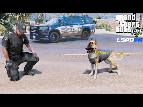 GTA 5 LSPDFR #764 Blaine County Sheriff K9 Unit Live Patrol