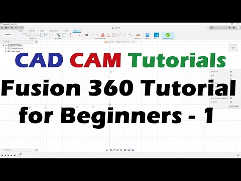 Fusion 360 Tutorial for Beginners 1