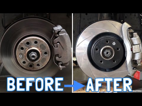 Saab 9-3 Aero Front Brake Upgrade!