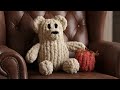 FINGER KNIT A CHUNKY TEDDY BEAR