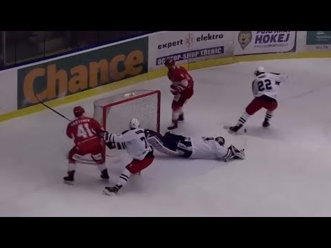 Dostál zachránil Třebíč: v poslední minutě vytáhl skvělý zákrok