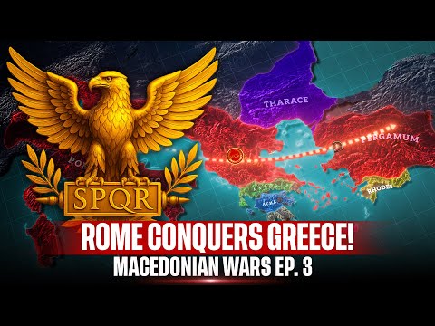 Rome Conquers Greece! The Battle of Pydna 168 BC – Fall of Greece | Macedonian Wars Ep.3 |