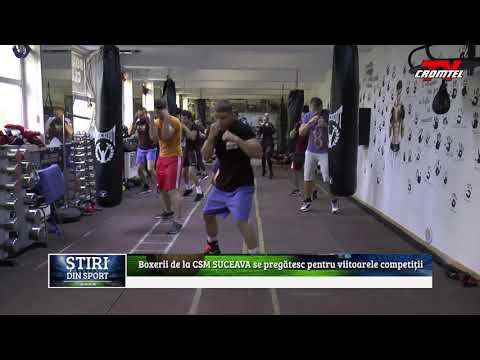 ȘTIRI CROMTEL TV - Boxerii de la CSM SUCEAVA se pregătesc pentru viitoarele competiții