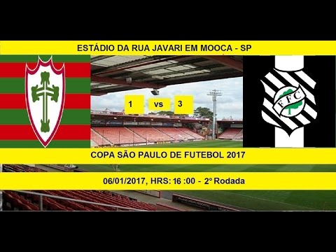 COPA SÃO PAULO DE FUTEBOL 2017 PORTUGUESA-SP 1 X 3 FIGUEIRENSE-SC