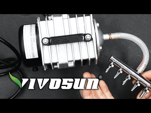 VIVOSUN 32W 950 GPH Commercial Air Pump REVIEW - 6 Outlets Aquarium Aquatic Hydro Hydroponic System