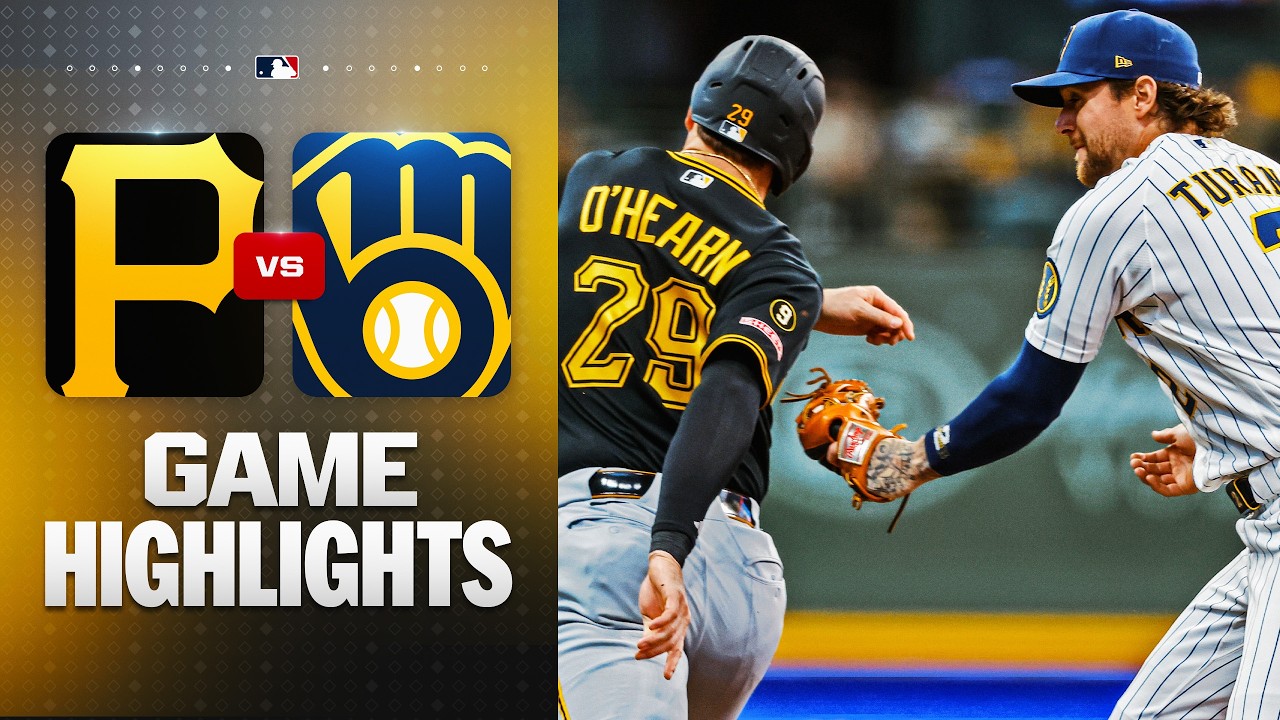 Pirates vs. Brewers Game Highlights (4/25/26) | MLB Highlights
