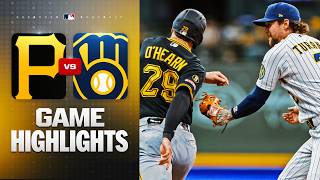Pirates vs. Brewers Game Highlights (4/25/26) | MLB Highlights