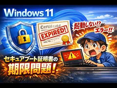 セキュアブート証明書の期限問題