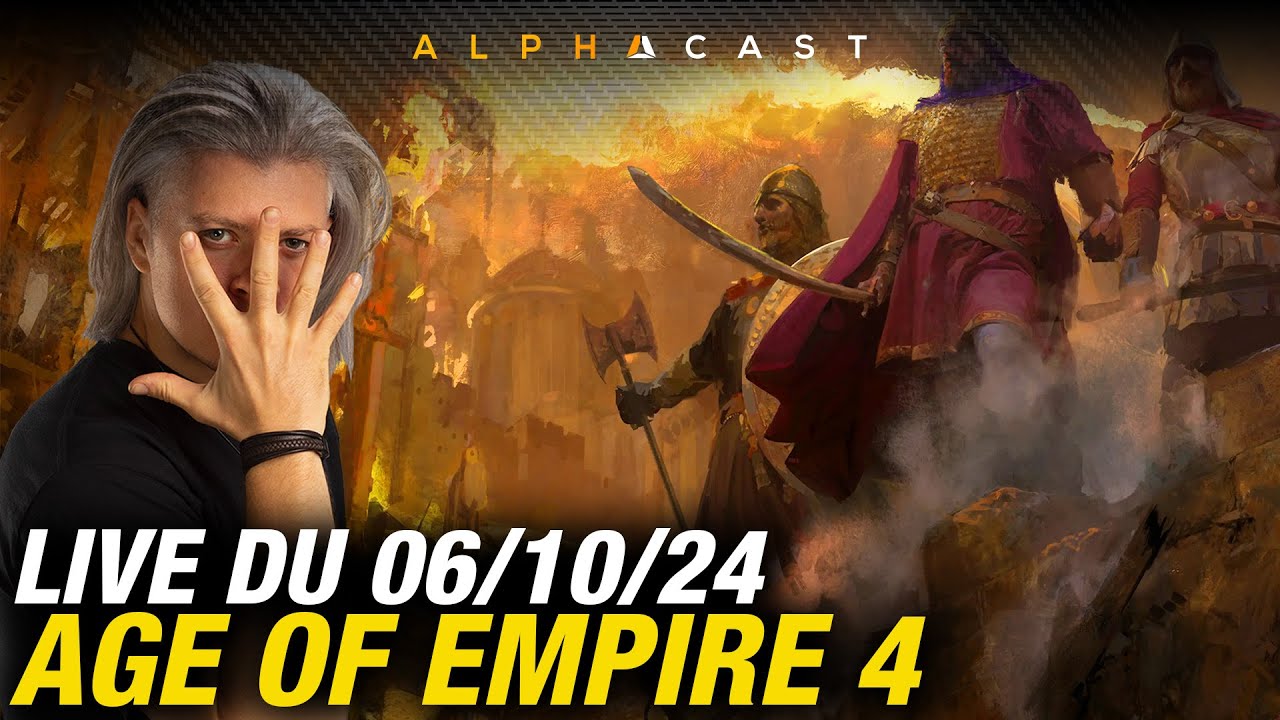 VOD ► AOE4 EN GROS 4V4 ET FFA ! - Live du 06/10/2024