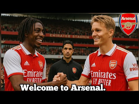 🫣"Eberechi Eze UNVEILED at Emirates! Shakes Hands with Captain Ødegaard A #arsenal 