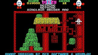 Sharp MZ-800 Game: Dizzy 2 - Treasure Island Dizzy (1988)