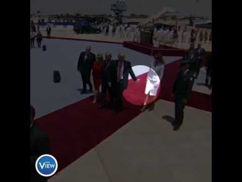 US President Donald Trump With His Beautiful Wife Melania Trump  - A Love Story