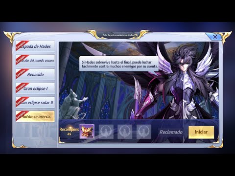 Saint seiya awakening como pasar sala de entrenamiento de HADES