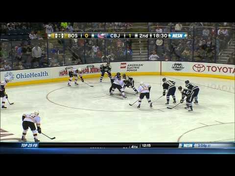 Bobrovsky 33 Saves vs. BRUINS. 3rd Star of the Game. 2013.10.12