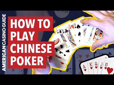 How to Play Chinese Poker - YouTube