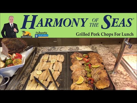 Harmony Of The Seas - Grilled Pork Chops For Lunch #shorts