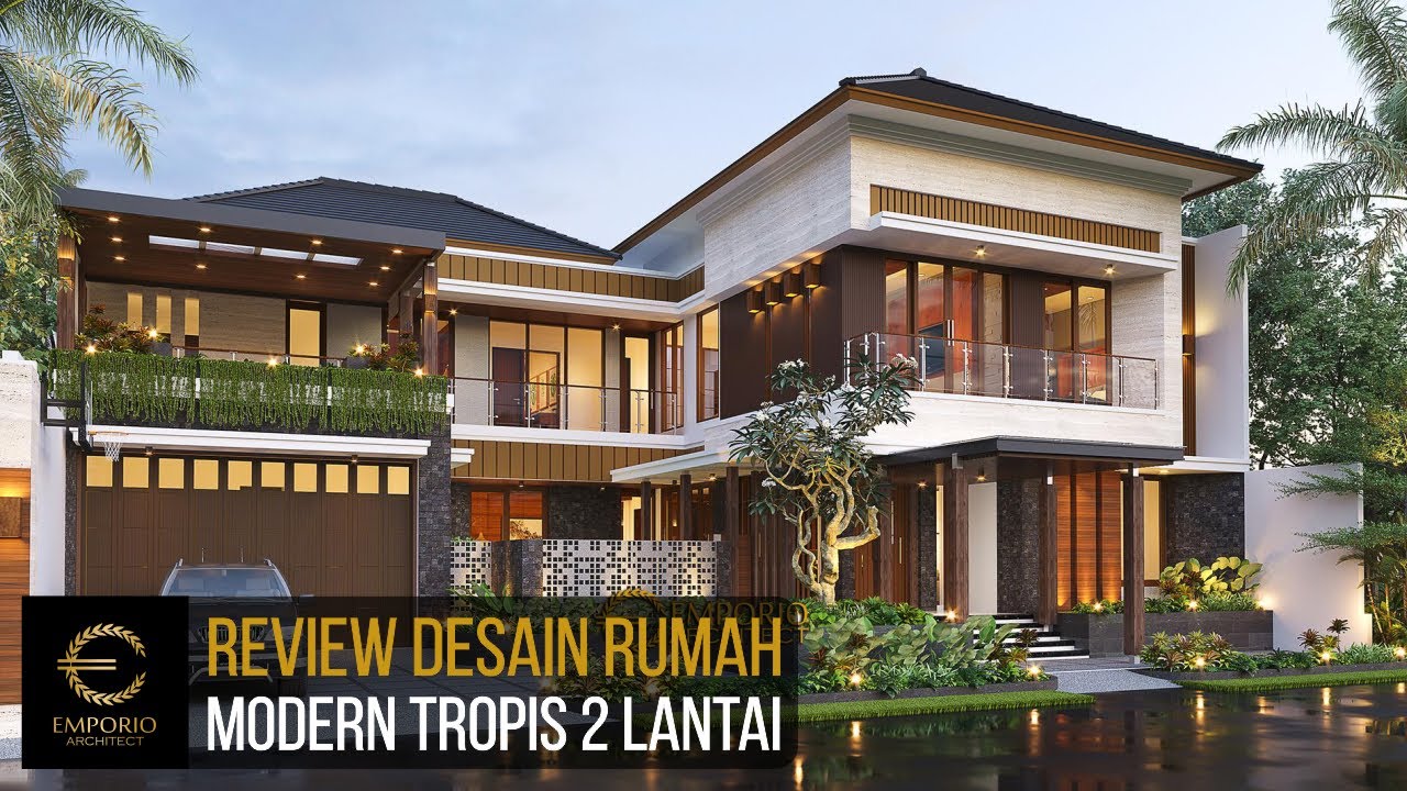 Video 3D Desain Rumah Modern 2 Lantai Bapak Kris - Yogyakarta