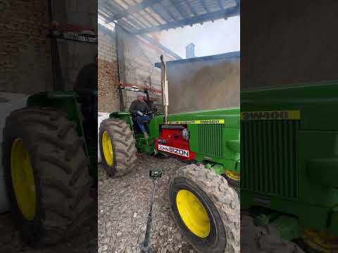 ODPALANIE JOHNA BIZONA W MRÓZ, SILNIK SW400 OD KOMBAJNU BIZON