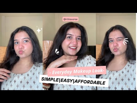 Everyday Makeup Look | Simple Easy Affordable Daily Makeup 