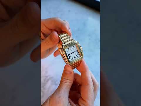 Does size matter when it comes to the Cartier Santos? #watches #cartier #luxury