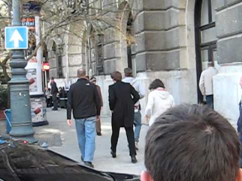 29. 03. 2010. Bel Ami set in Budapest (Robert is coming)