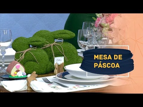 Aprenda a montar uma linda mesa de Páscoa