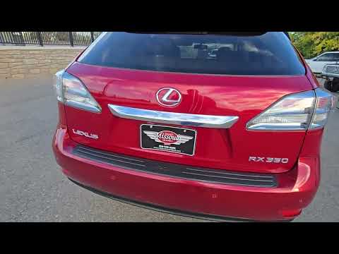 2010 Red /Gray Lexus RX 350 AWD (JTJBK1BA2A2) with an 3.5L V6 DOHC 24V engine, 5A transmission, located at 450 N Russell, Missoula, MT, 59801, (406) 543-6600, 46.874496, -114.017433 - Photo#1